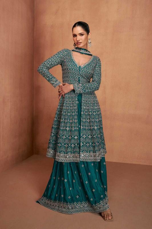 Gulkayra Designer Viana Series 7489 A-D Chinon Wholesale Ready-Made Skirt Kurti with Dupatta in Surat