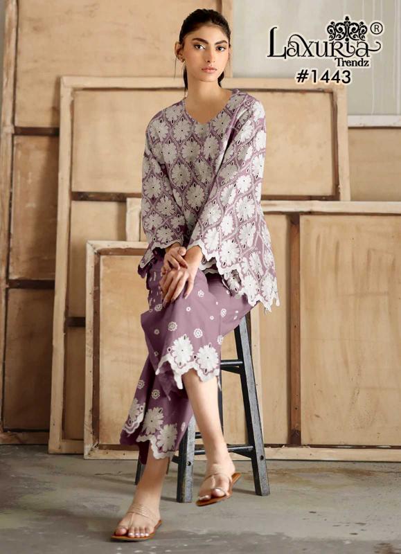 Laxuria Trendz 1443 - Zam Satin Co-Ord Set Wholesale Readymade Salwar Kameez in Surat