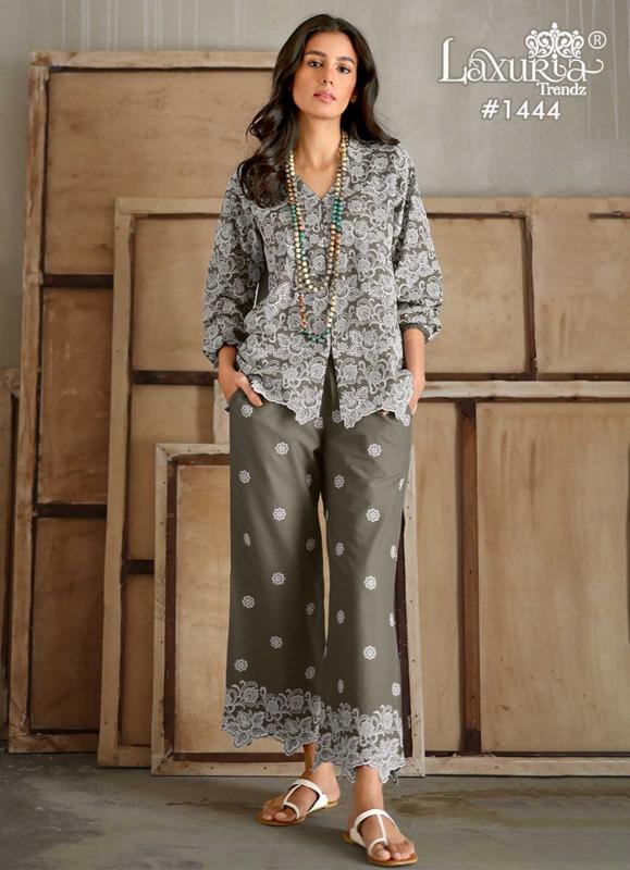 Laxuria Trendz 1444 - Zam Satin Co-Ord Set Wholesale Readymade Salwar Kameez on Surat