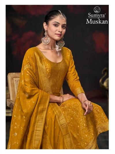 Radhika Sumyra Muskan Series 22001 to 22004 Viscose Pashmina , Wholesale Winter Salwar Kameez in Surat