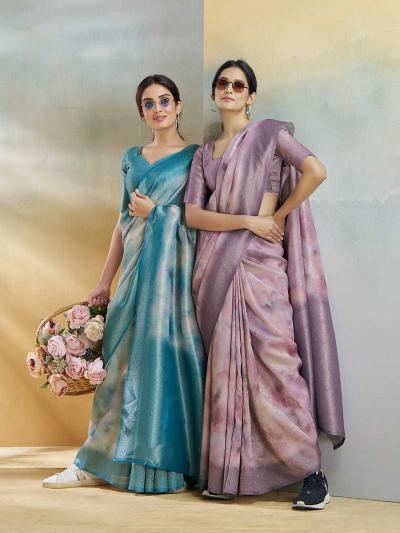 Rajpath Koral Silk Series 950001 to 950006 Handloom Weaving Silk Wholesale Sarees in Surat