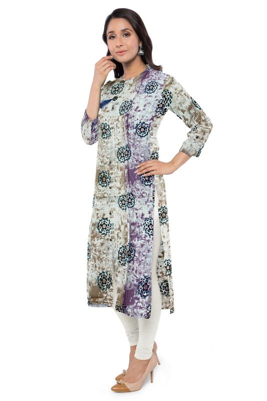 Vinus D No 102 Cotton Printed Kurti , Wholesale Kurtis in Surat | Stylish