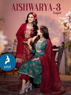 kaya aishwarya vol 3 series 01-08 CHANDERI MODAL Wholesale Salwar Kameez in Surat