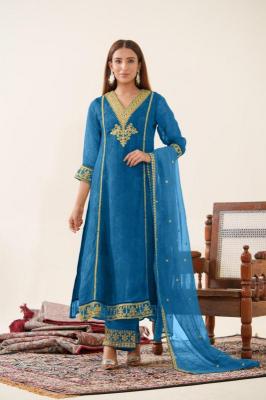 pr ps part 1 Soft Organza Wholesale Salwar Kameez in Surat