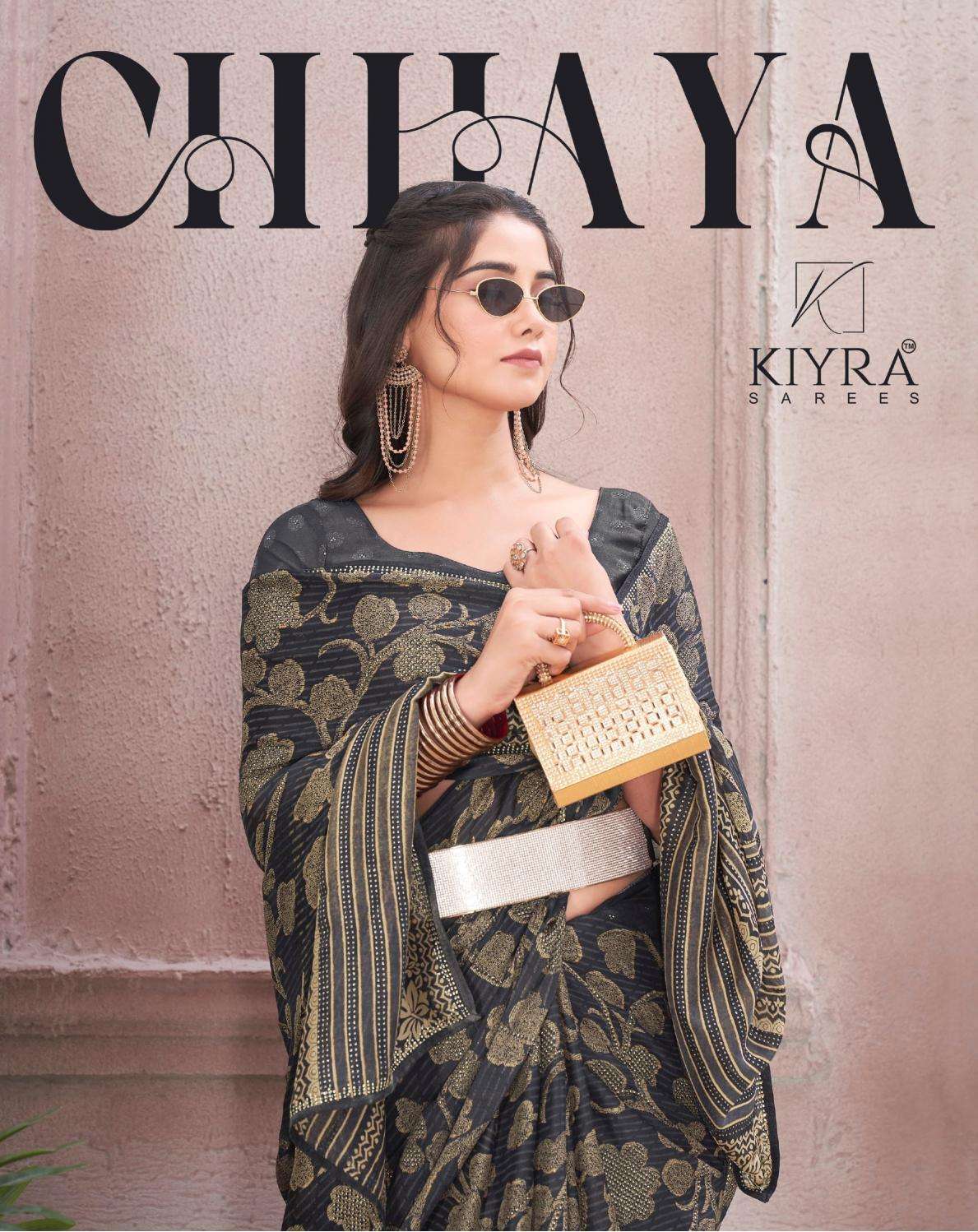 kiyra saree chaaya series 1001-1006 MOSS Wholesale Saree in Surat