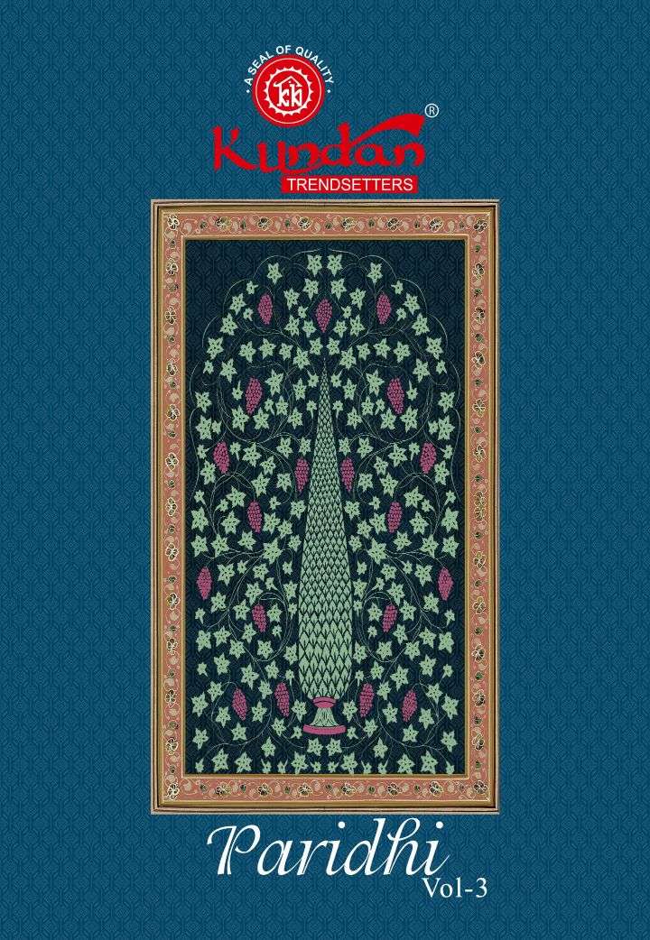 Kundan Paridhi Vol-3 series 3001-3015 Pure Cotton wholesale salwar kameez in surat