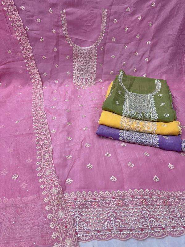 pr dryfruit machine jharkan pure crunchy silk Wholesale Salwar Kameez in Surat