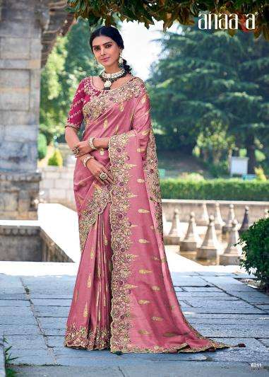 tathastu anaara 6201-6219 fancy tissue silk Wholesale Saree in Surat