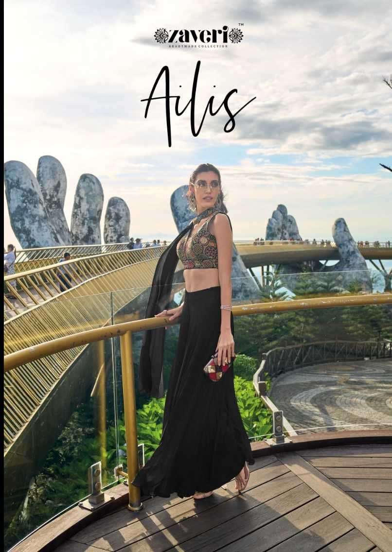 zaveri ailis series 1221-1224  Heavy Chinon Wholesale Salwar Kameez in Surat