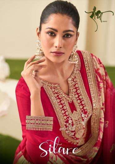 radha trendz sitare series 3081-3083 chinon wholesale salwar kameez in surat 