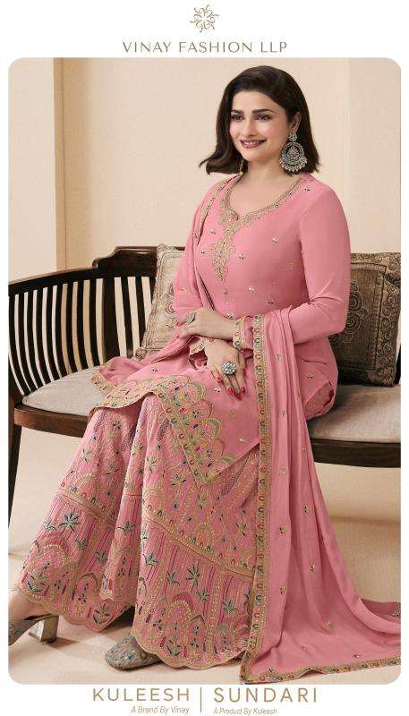 vinay kuleesh sundari series 71971-71974 MULTY THREAD chinon wholesale salwar kameez in surat 