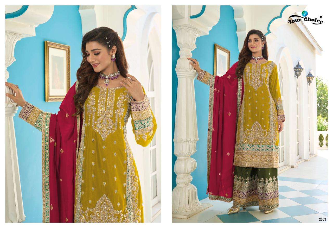 YOUR CHOICE APSARA series 2001 TO 2003 CHINNON wholesale salwar kameez in surat 