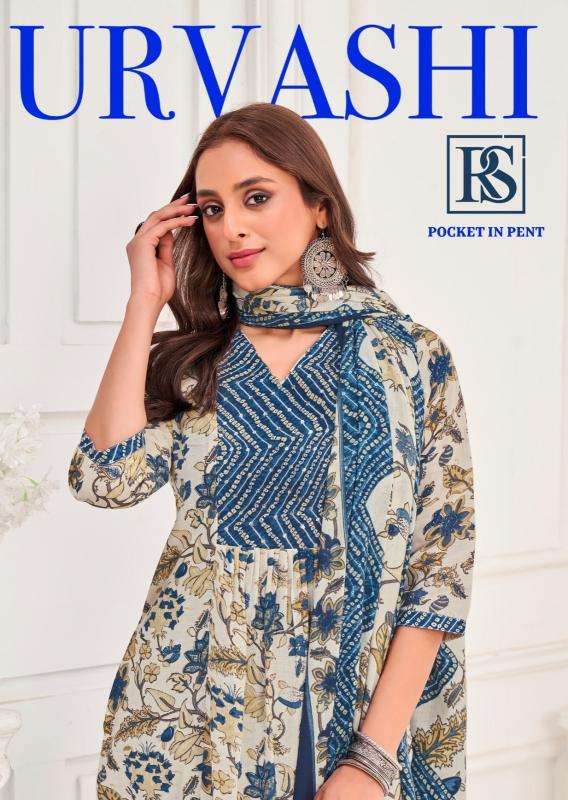 rangi sangi urvashi series 101-106 Cotton wholesale salwar kameez in surat 