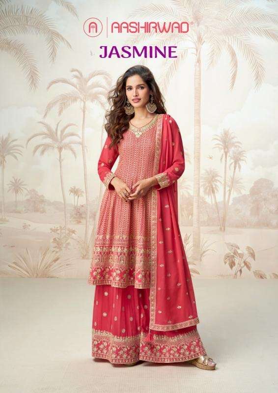 Aashirwad jasmine 10220-10222 georgette wholesale suit