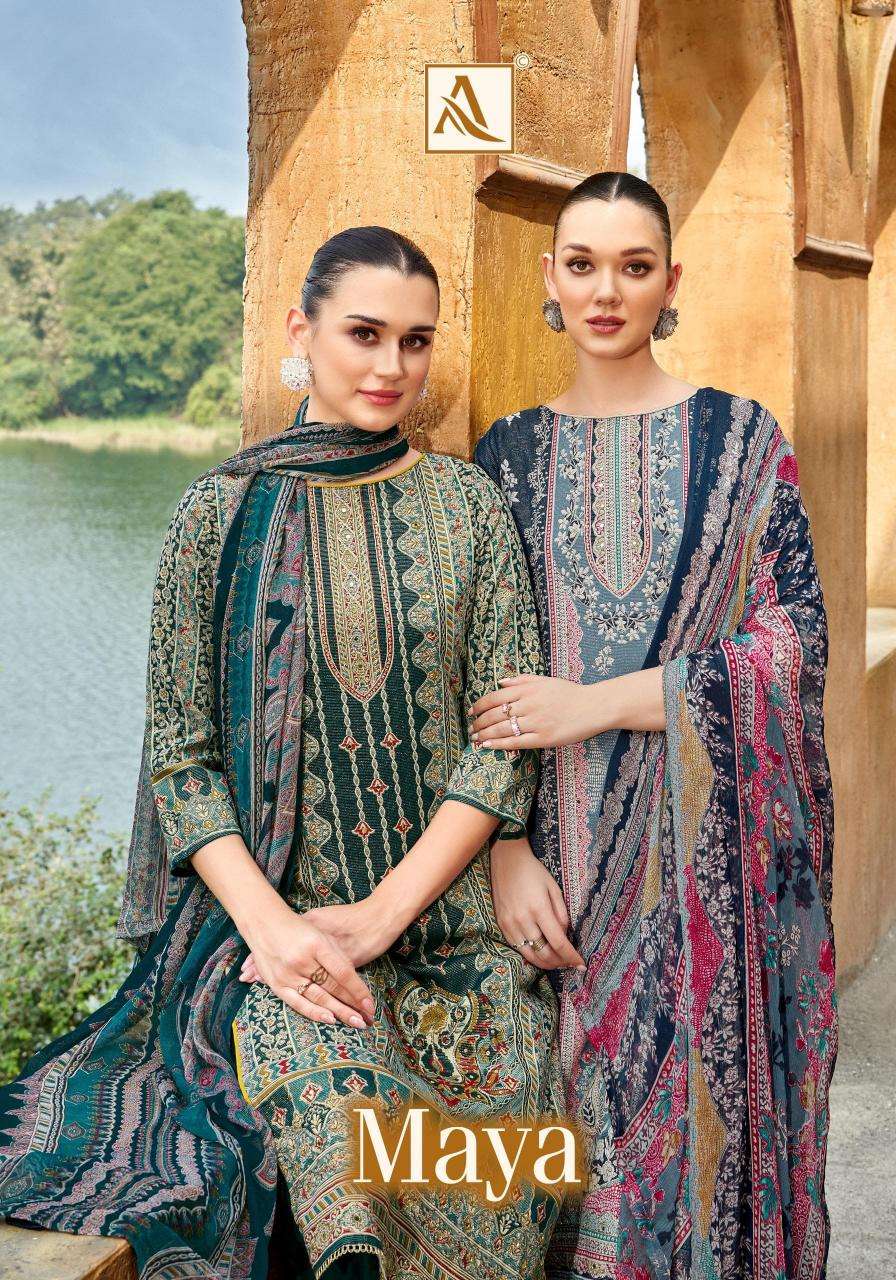 alok maya series 1767001-17607006 viscose rayon wholesale suit 