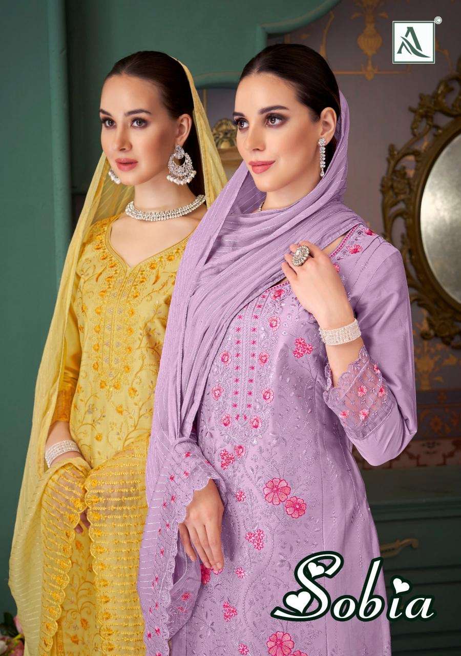 Alok suit sobia series 1840001-1840004 jam cotton wholesale suit