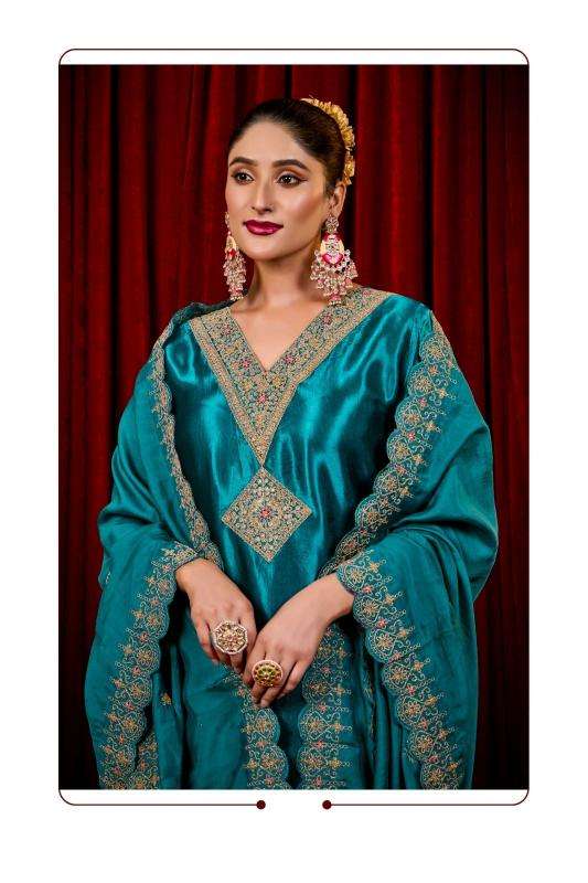 artridhs gaji silks readymade elegant style combo suit online