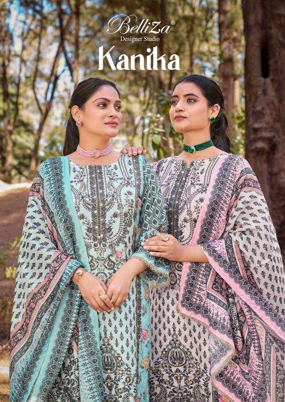 belliza kanika series 818001-818003 Pure Viscose MUSLIN wholesale suit 