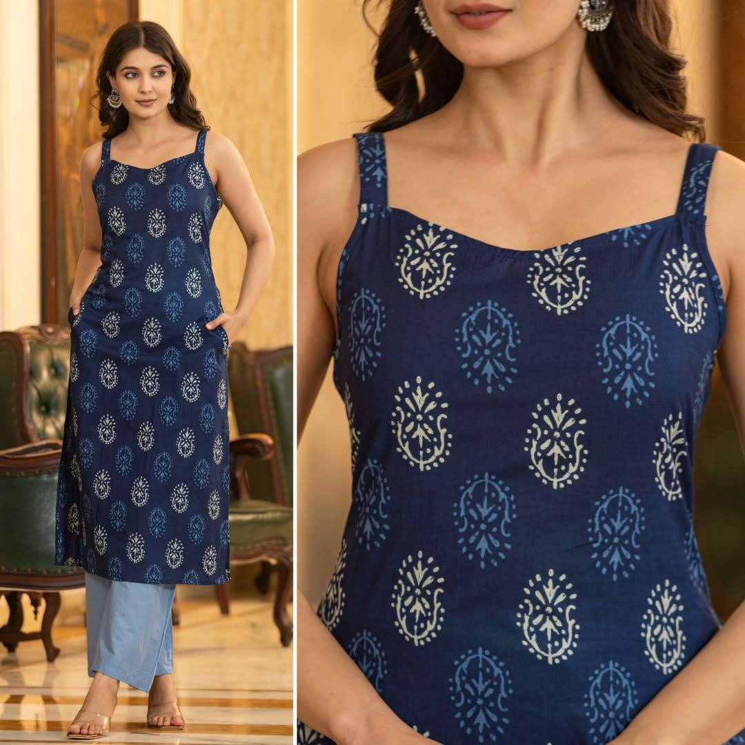 Blush 3.0 Cotton Printed Printed Kurti 