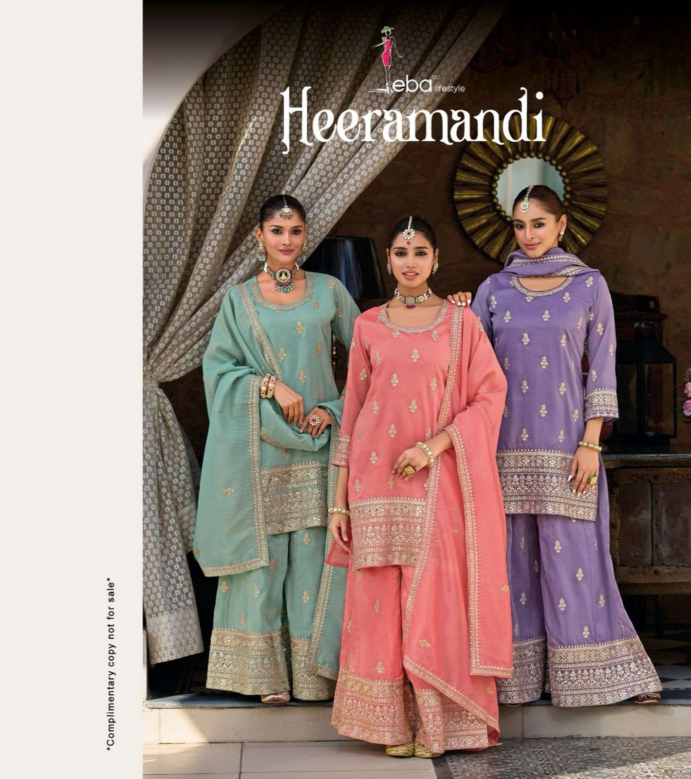 eba heeramandi Simar with embroidery wholesale suit 