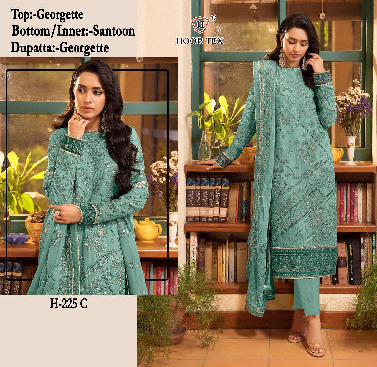 HOOR TEX H-225 FOX GEORGETTE wholesale suit 