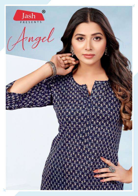 Jash angel vol 1 series 1001-1010 cotton wholesale kurti