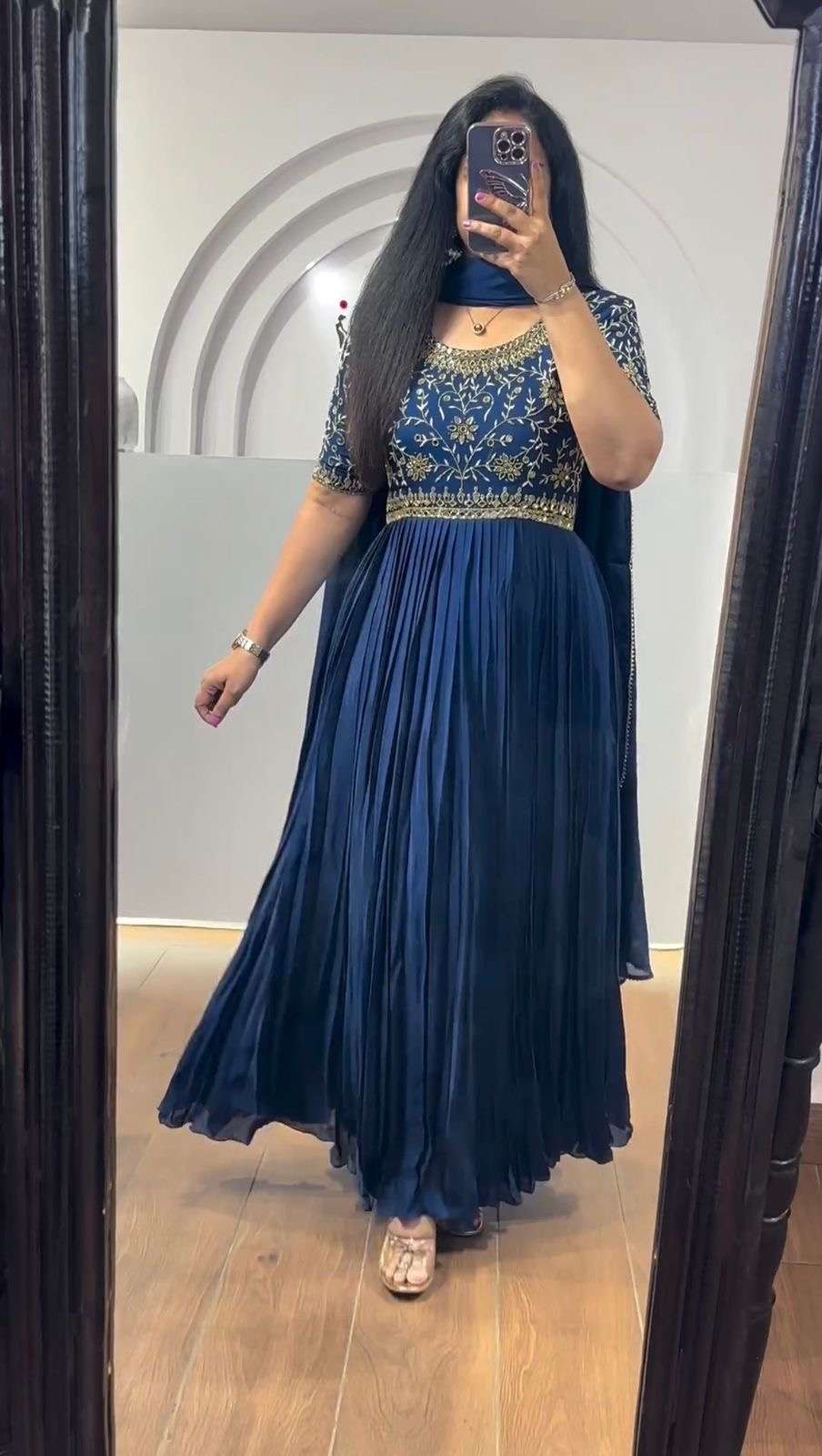 JinaM 5724 chinon silk wholesale kurti