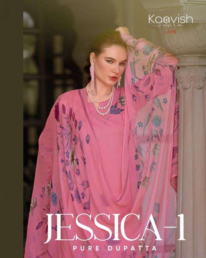 Kaavish jessica vol 1 series 1471-1474 lawn cotton wholesale suit