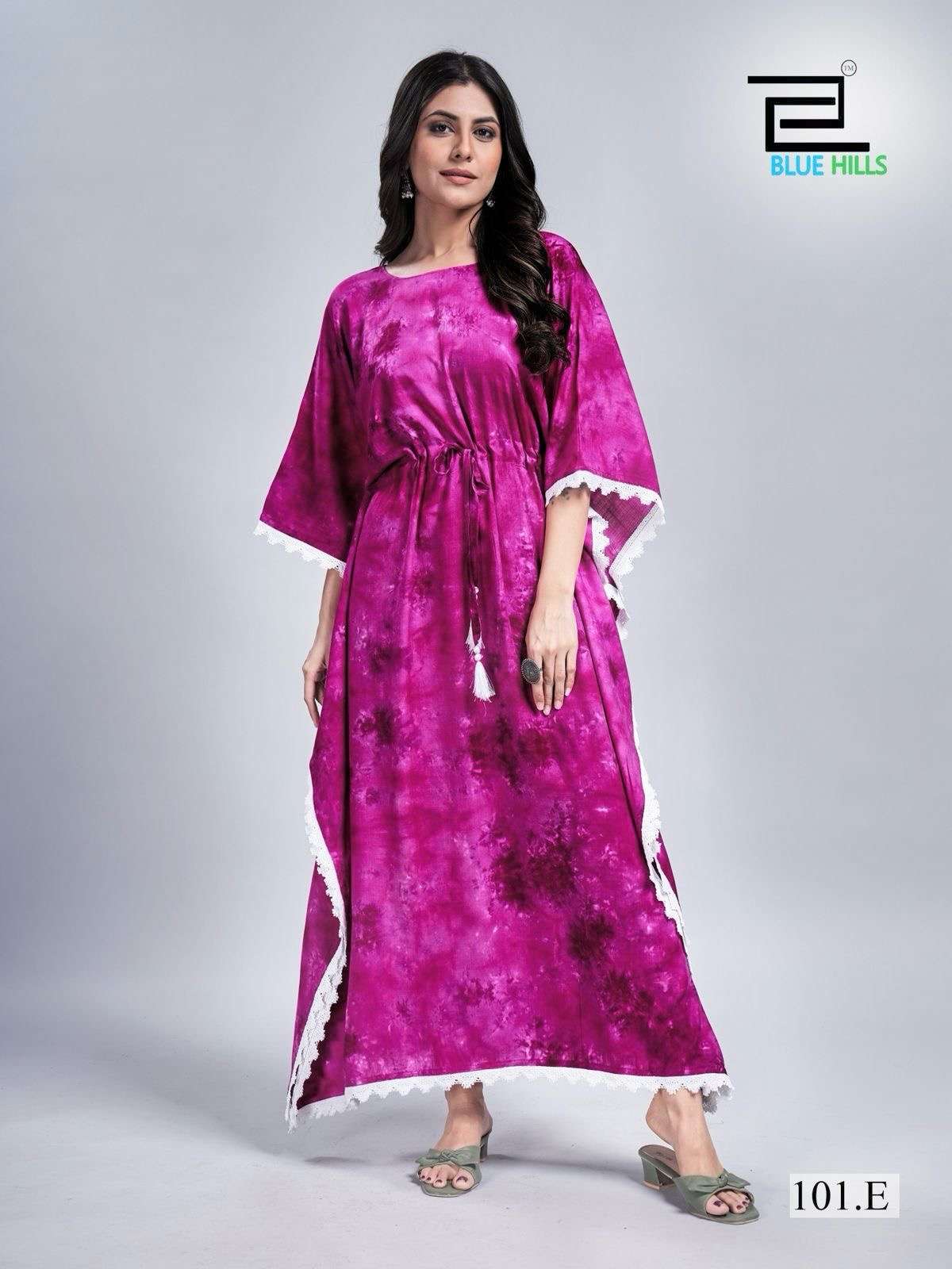 Kaftan dress vol 1 designer heavy rayon slub wholesale kaftan