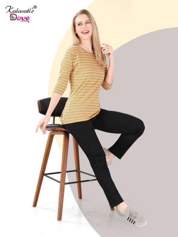 Kalavatis dove vol 2589 B cotton hosiery wholesale night suit