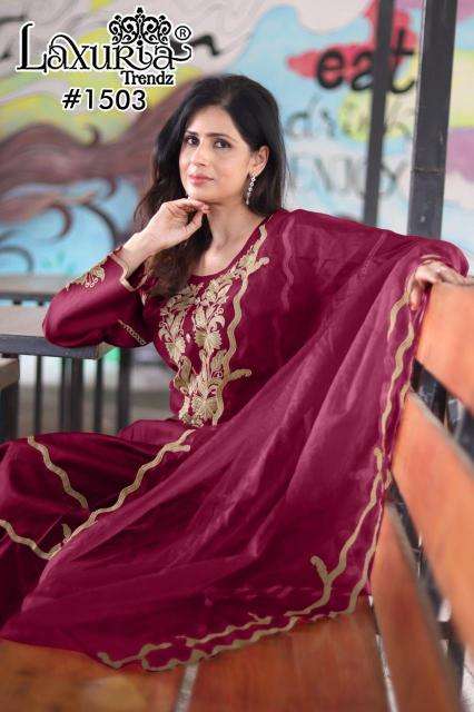 Laxuria trendz 1503 viscose wholesale readymade suit