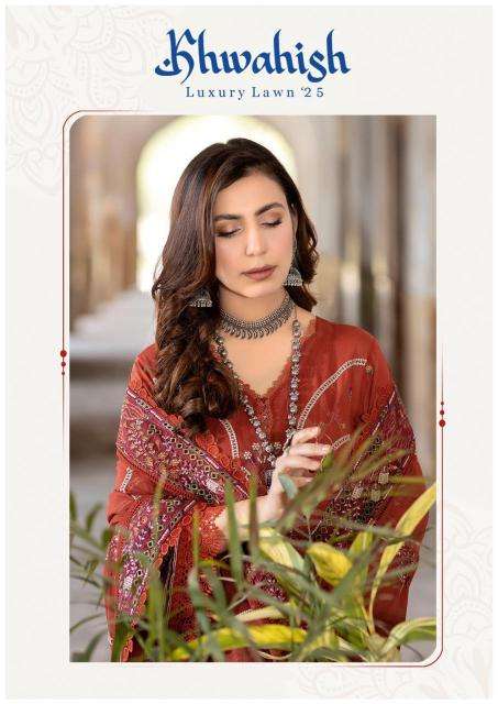 mayur khwahish series 1001-1008 lawn cotton wholesale suit 