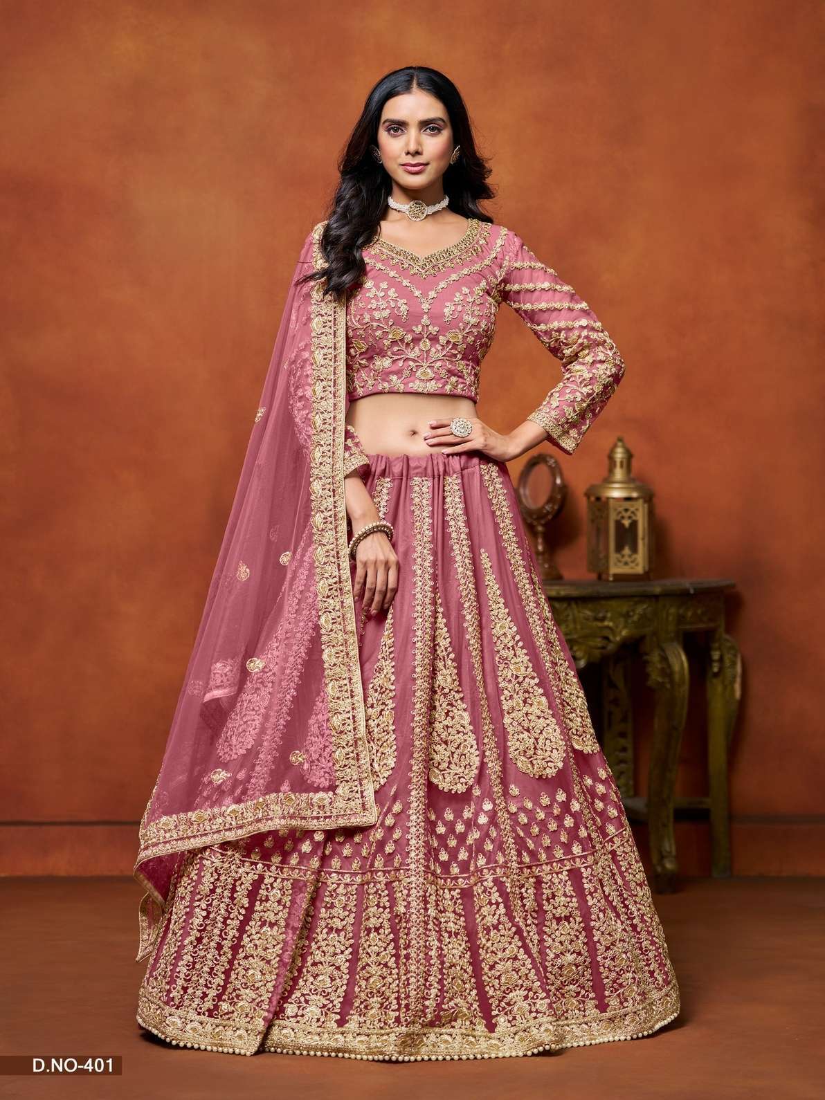 Mehvish vol 4 series 401-404 net wholesale lehenga