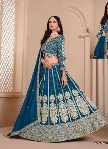 Mehvish vol 8 series 801-804 art silk wholesale lehenga
