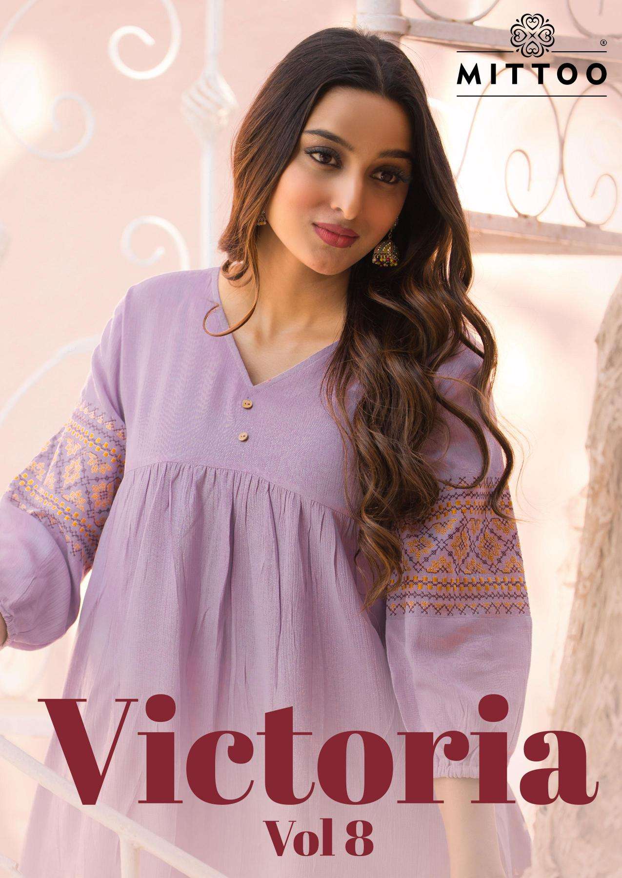Mittoo victoria vol 8 series 5041-5046 fancy rayon wholesale tops