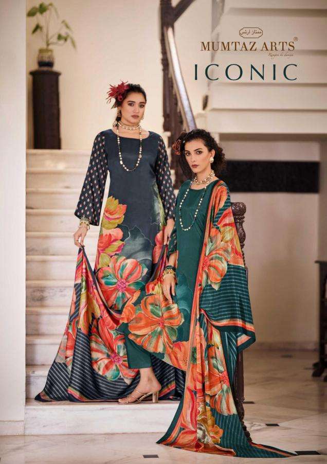 Mumtaz arts iconic series 101-104 viscose muslin wholesale suit