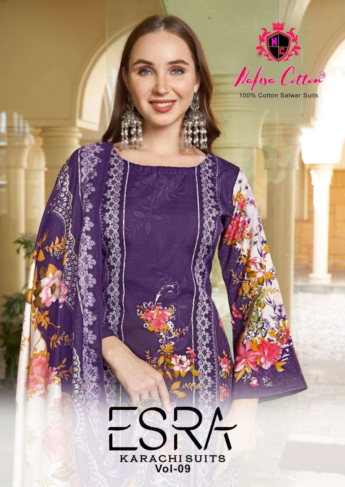 Nafisa Esra Vol-09 series 9001-9006  Heavy Soft Cotton wholesale suit 