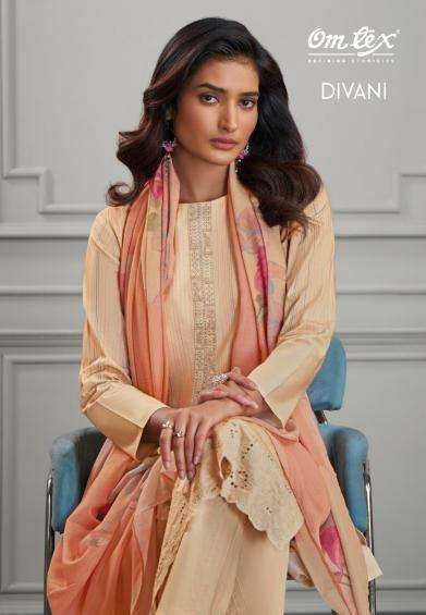 Omtex divani lawn cotton wholesale suit