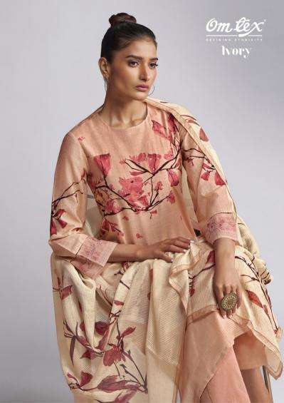 Omtex ivory series 6911 linen cotton wholesale suit