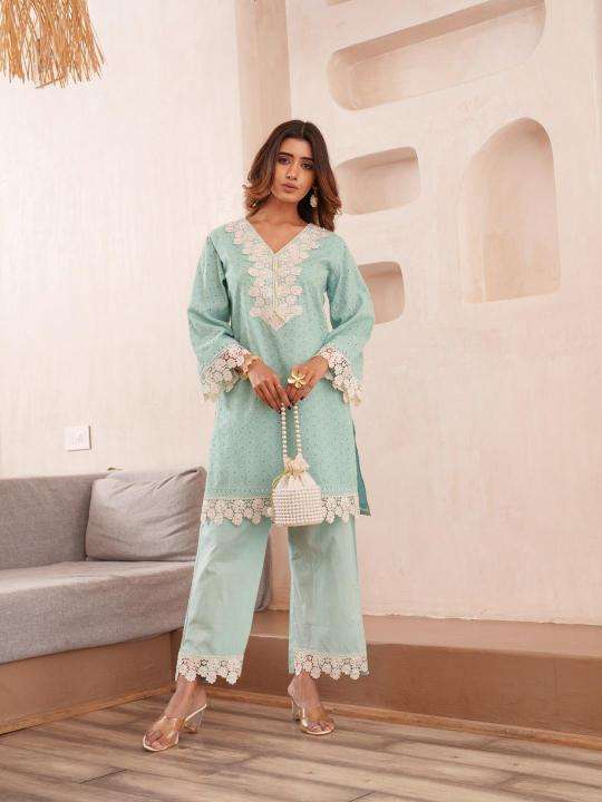 Psyna cotton readymade unique design co-ord sets at wholesale price