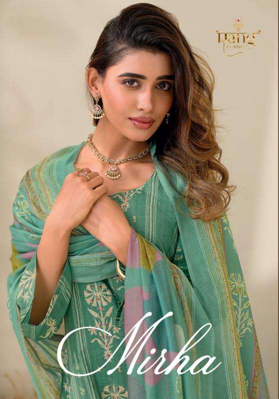 rang fashion mirha series 1001-1006 lawn wholesale suit 