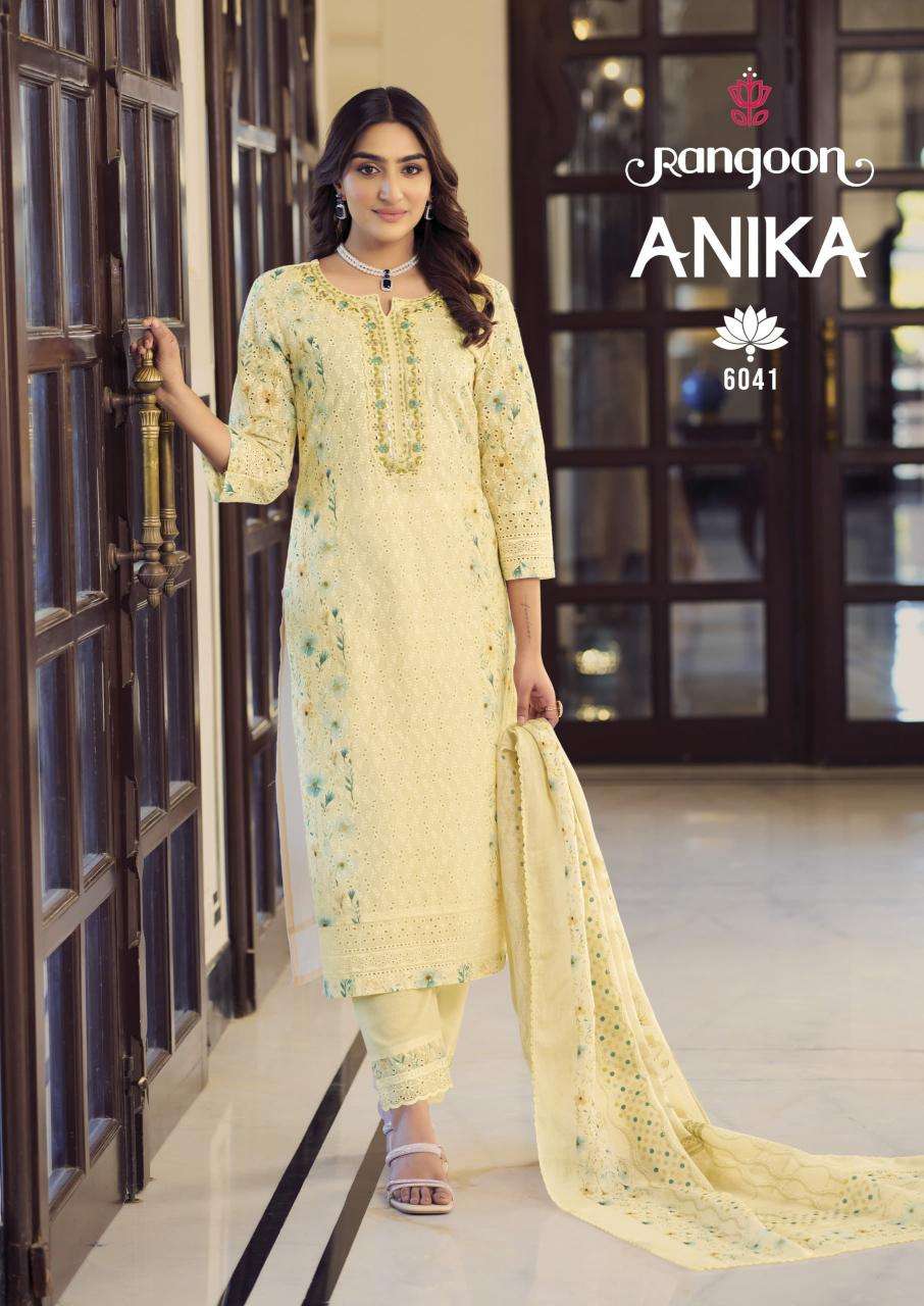 rangoon anika series 6041-6044 cotton wholesale suit 