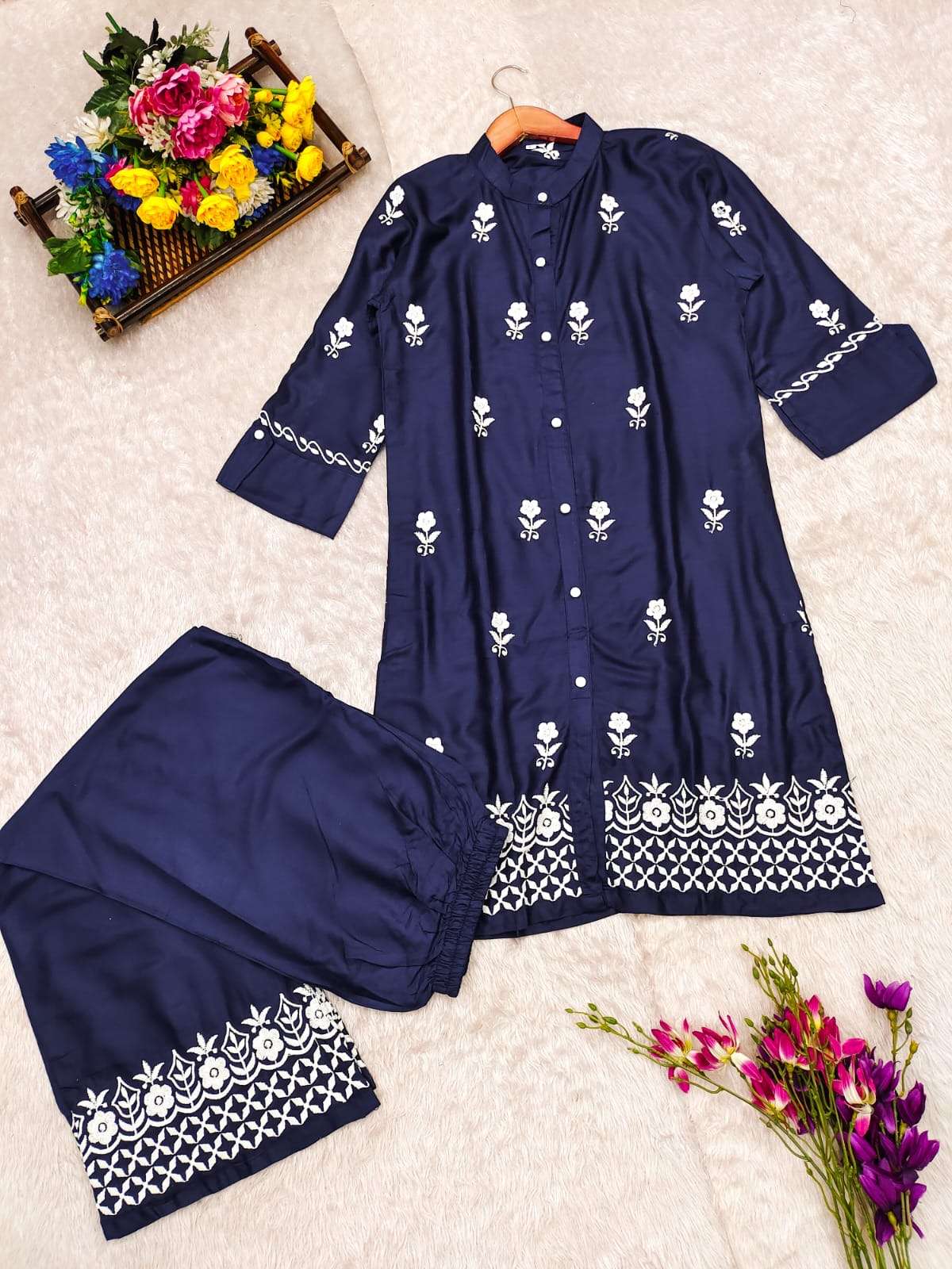 Rasili nx rozi designer heavy rayon co-ord sets