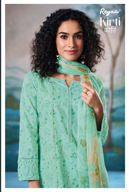 Reyna kirti series 10245-10248 cotton block print wholesale suit