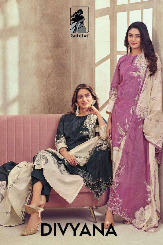Sahiba divyana cotton lawn wholesale suit