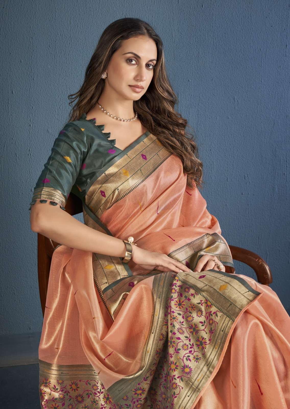 Sarha vamika silk designer soft tissue wholesale saree