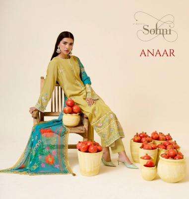 sohni anaar vol 13 series 201-204 muslin wholesale suit 