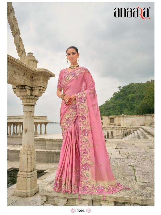 Tathastu anaara 7200 viscose jacquard wholesale saree