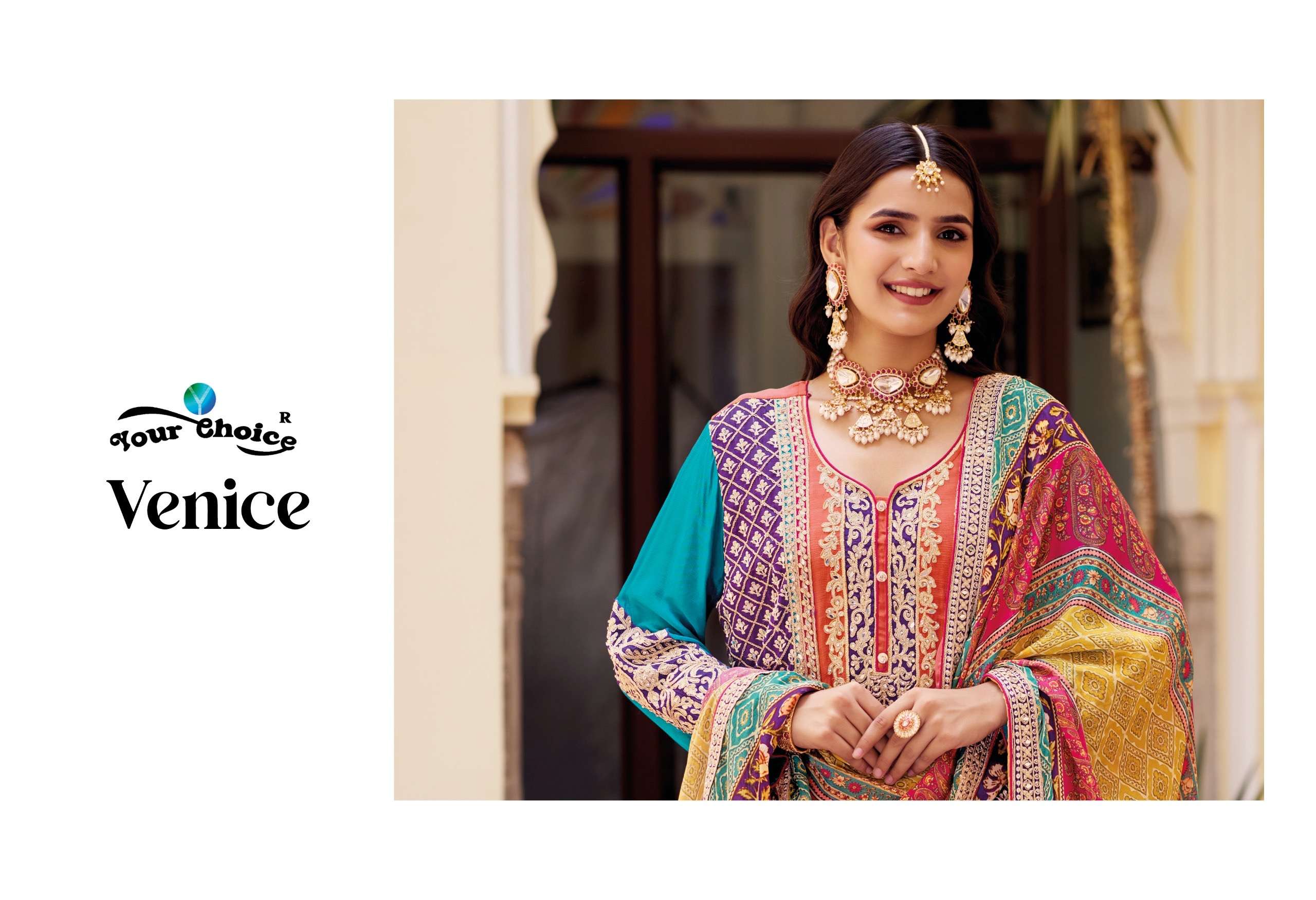 Your choice venice series heavy chinon wholesale suit