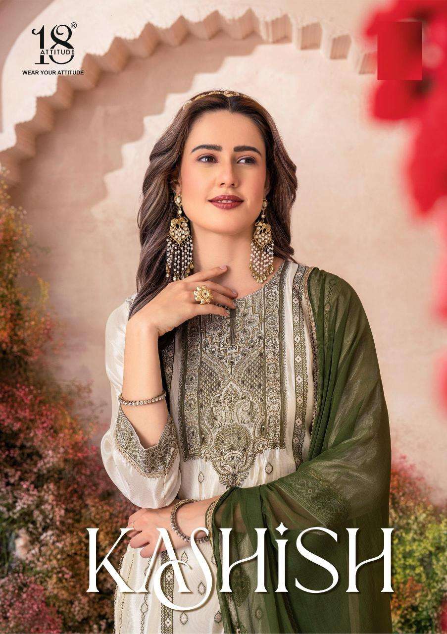 18 by attitude kashish series 101 to 105 viscose tissue readymade suit in wholesale